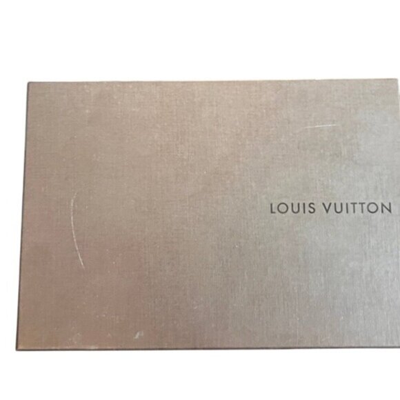 Louis Vuitton Black Leather Slingback Pumps Gold LV Logo Detail Box 39EU 8.5 US - Picture 13 of 13